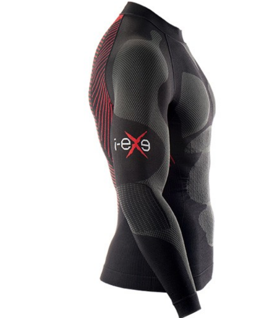 Abbigliamento runner i-exe High Performance Long Sleeve nero Uomo