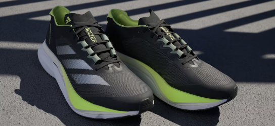 Scarpe runner ADIDAS BOSTON 12 NERO GIALLO Uomo