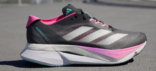 Scarpe runner ADIDAS BOSTON 12 W NERO ROSA Donna