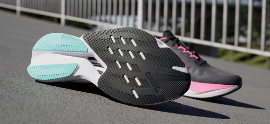 Scarpe runner ADIDAS BOSTON 12 W NERO ROSA Donna