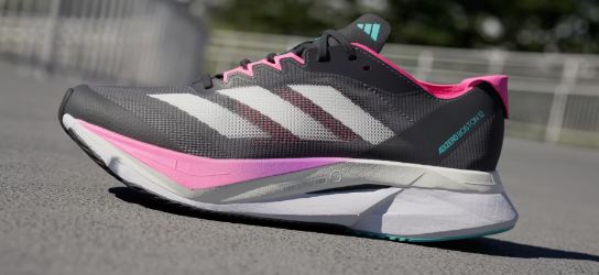 Scarpe runner ADIDAS BOSTON 12 W NERO ROSA Donna